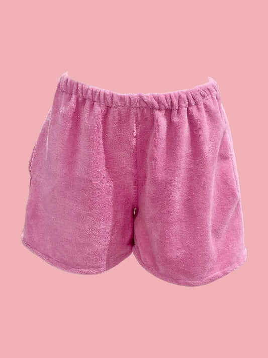 SHORTS BASIC spugna bambù Rosa Ribes of LOVE