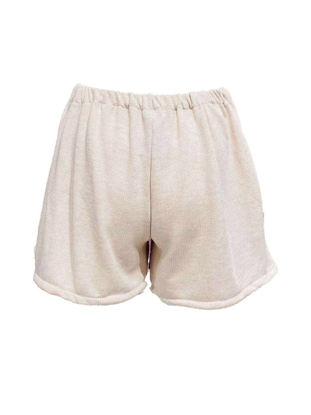 SHORTS BASIC spugna garzata Rosa Ribes of LOVE