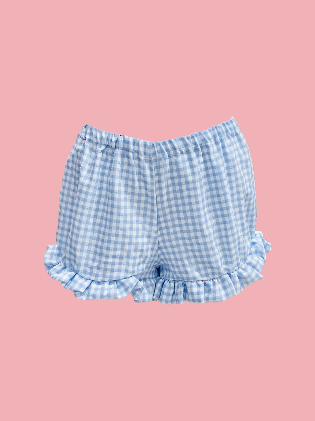 SHORTS GALETTA Plumetis azzurro Ribes of LOVE