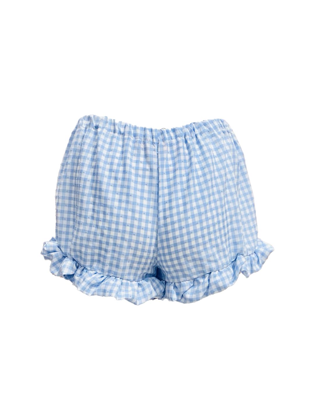 SHORTS GALETTA Plumetis azzurro Ribes of LOVE