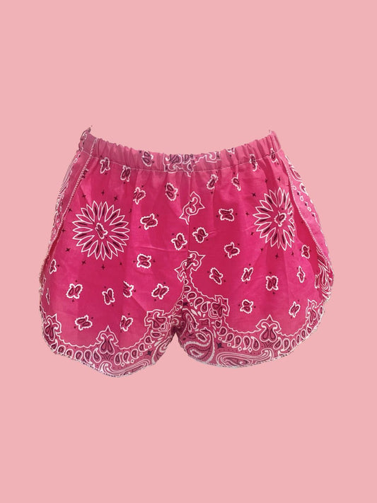SHORTS PORTAFOGLIO Bandana Fucsia Ribes of LOVE
