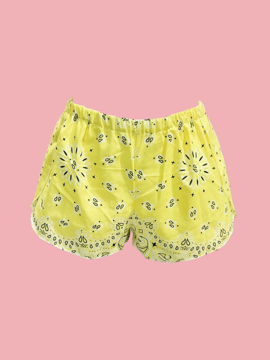 SHORTS PORTAFOGLIO Bandana Giallo Ribes of LOVE