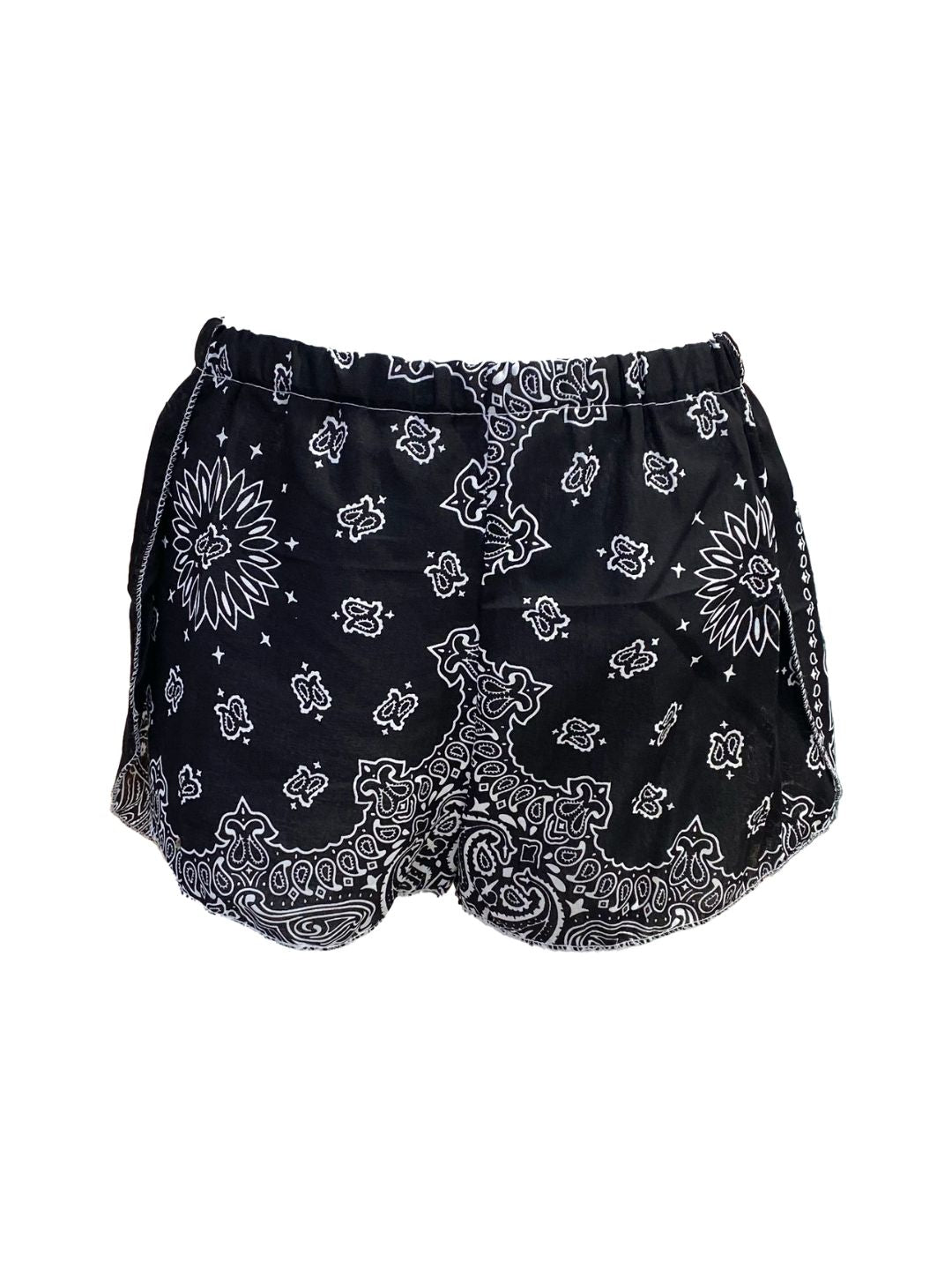 SHORTS PORTAFOGLIO Bandana Nero Ribes of LOVE