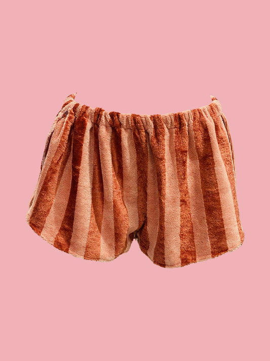 SHORTS SPUGNA PORTAFOGLIO riga cachi Ribes of LOVE