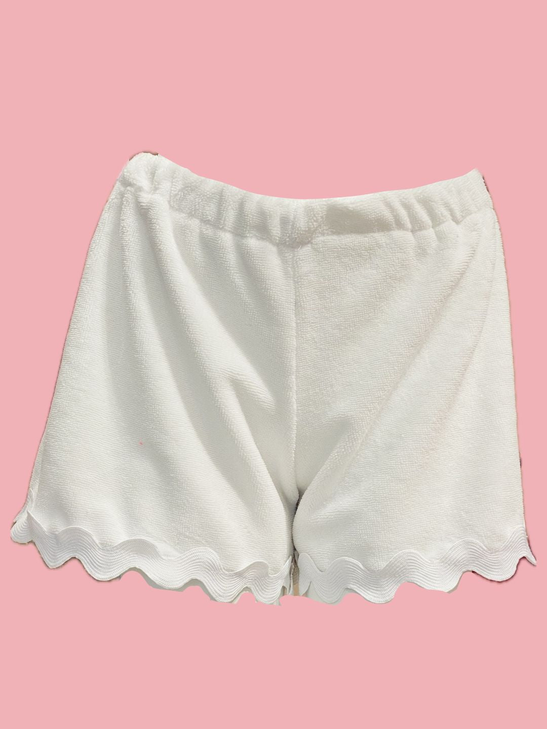 SHORTS SPUGNA ZIGZAG B Bianco Ribes of LOVE