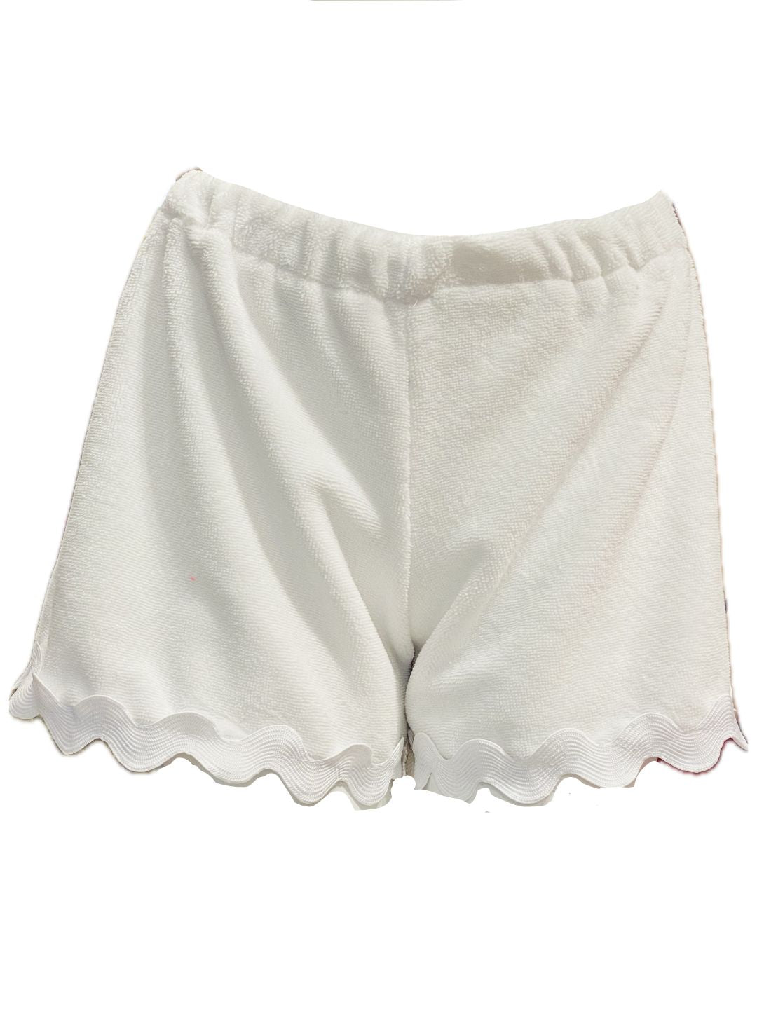 SHORTS SPUGNA ZIGZAG B Bianco Ribes of LOVE