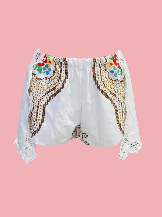 SHORTS UpCycling BERNARDINA Mod.6 Ribes of LOVE
