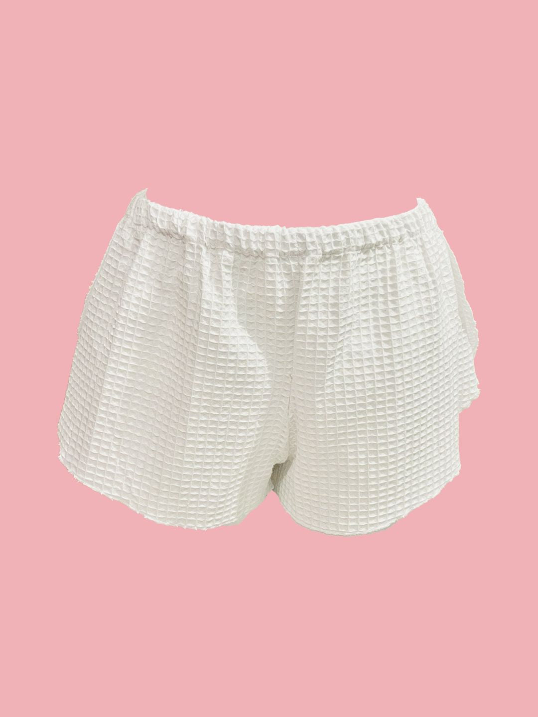 SHORTS nido d'ape PORTAFOGLIO bianco Ribes of LOVE