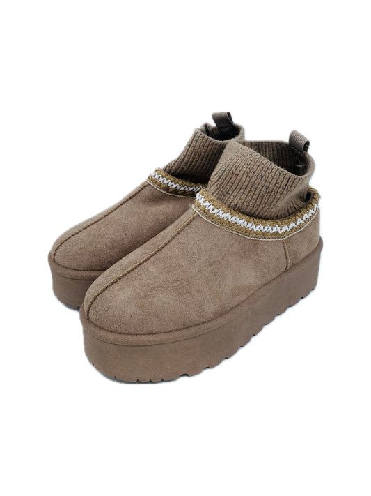 STIVALI SLIPPERS NEVE NOCCIOLA 7657