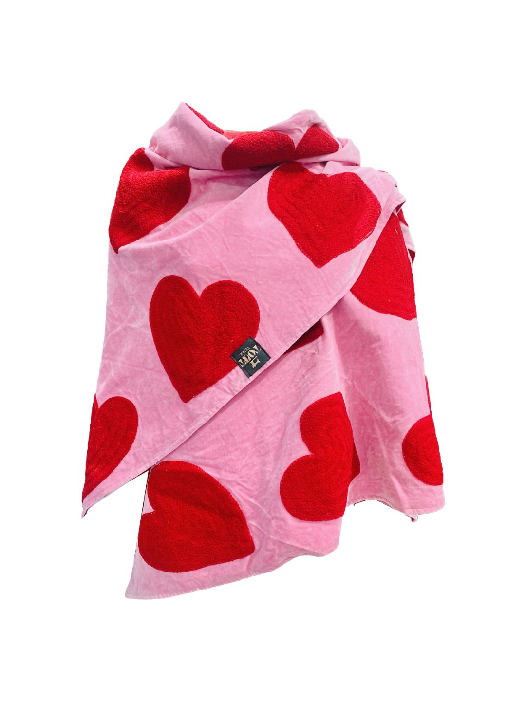 Scialle Tout in Velluto CUORI