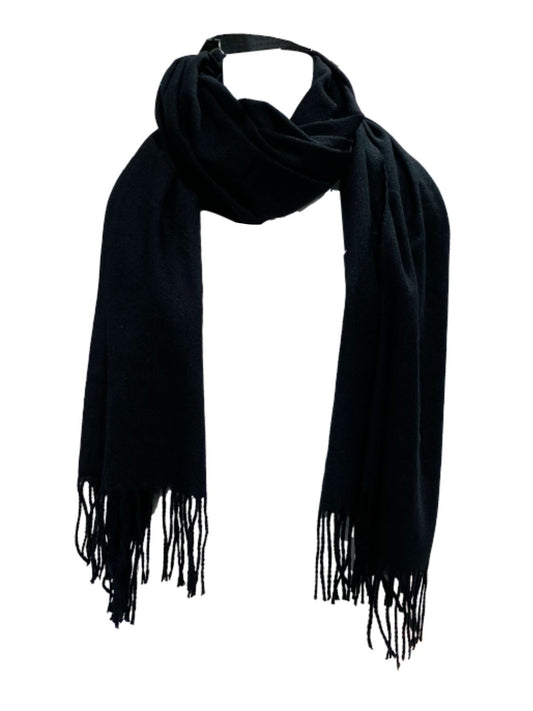 Sciarpa Tinta Unita Nera