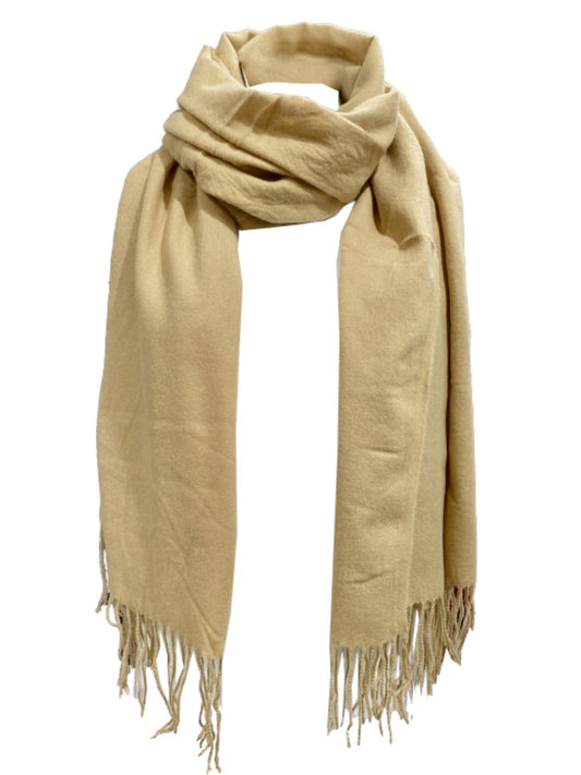 Sciarpa Tinta Unita Cammello