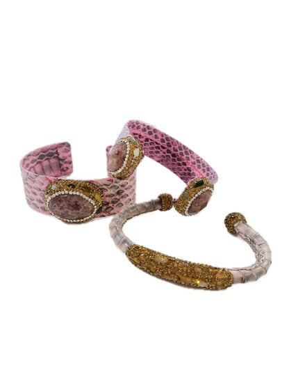 Set Bijoux Pitone ROSA