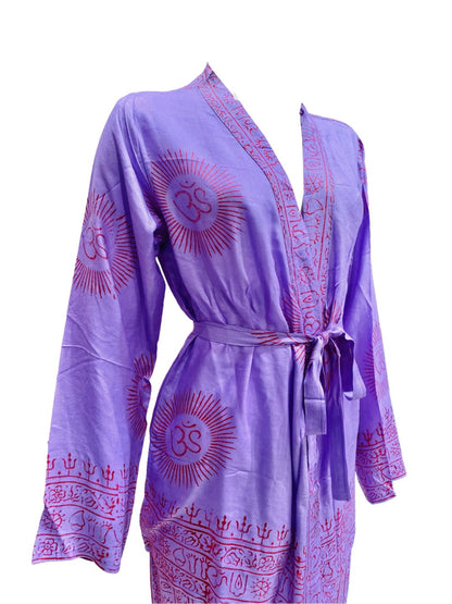 OM collection kimono and trousers set 