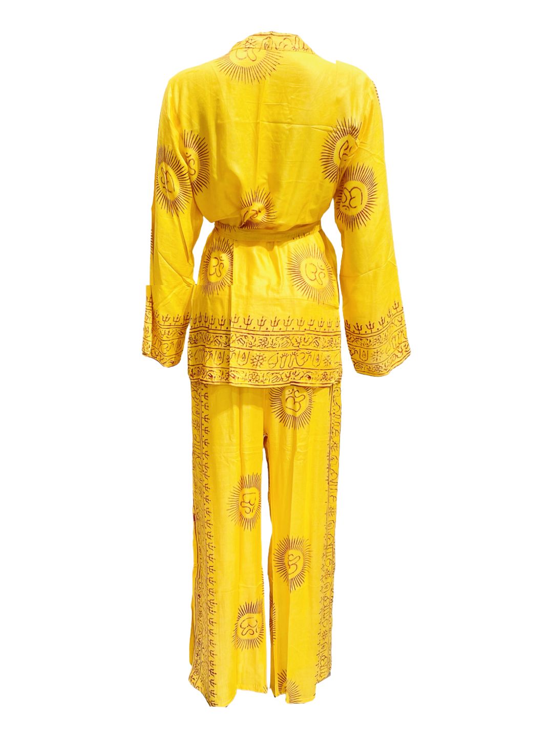 OM collection kimono and trousers set 