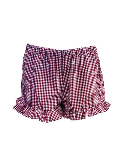 Shorts Vichy Galetta BORDEAUX Ribes of LOVE