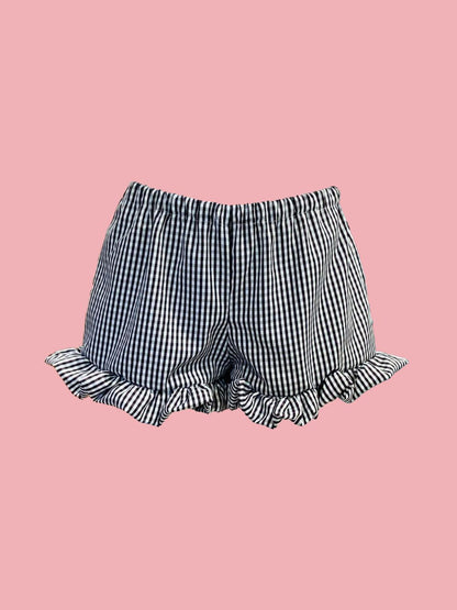Shorts Vichy Galetta NERO Ribes of LOVE