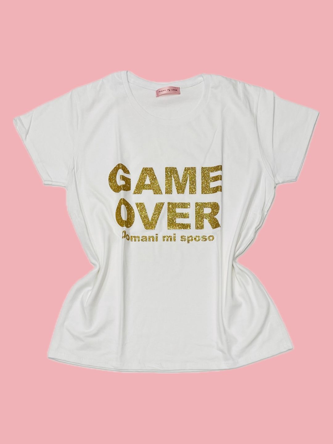 T-SHIRT ADDIO AL NUBILATO Game Over domani mi sposo Ribes of LOVE