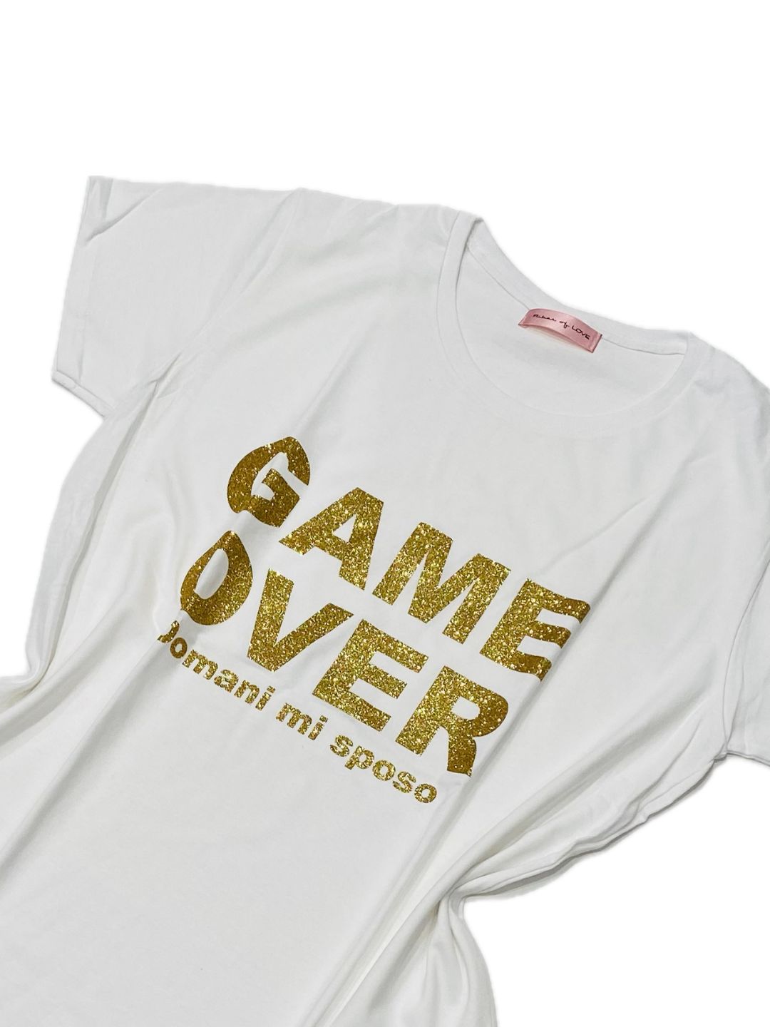 T-SHIRT ADDIO AL NUBILATO Game Over domani mi sposo Ribes of LOVE