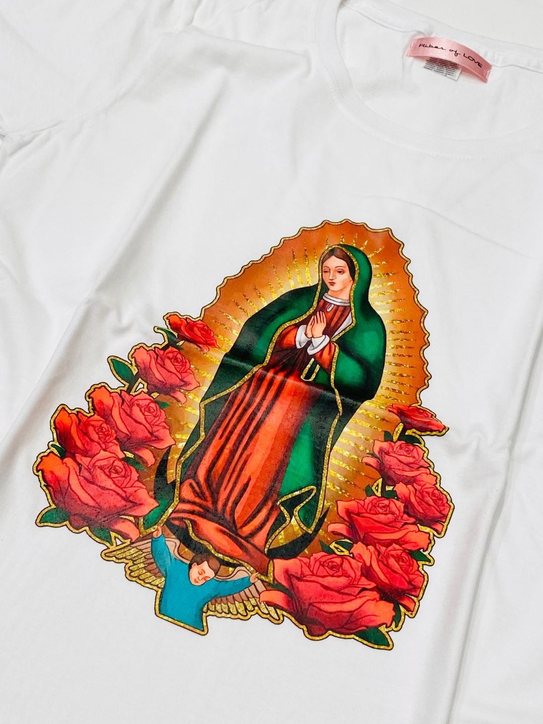 T-SHIRT MADONNA DI GUADALUPE Mod.3 Ribes of LOVE
