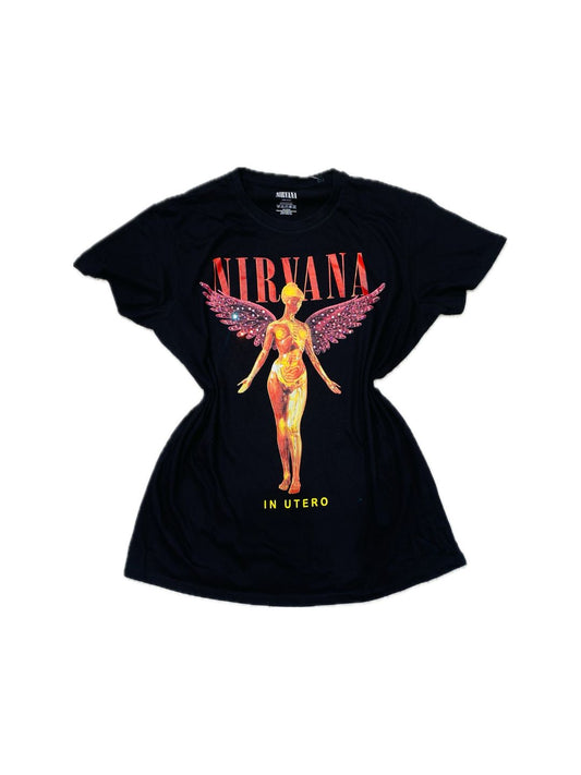 T-SHIRT NIRVANA STRASS