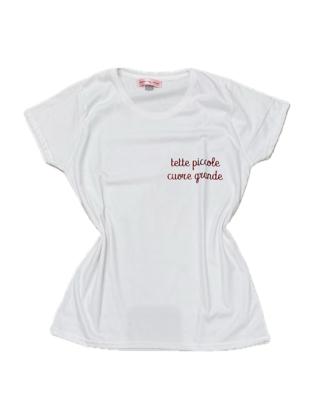 T-SHIRT TETTE PICCOLE CUORE GRANDE Ribes of LOVE