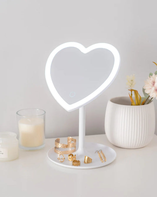 Specchio LED a forma di cuore - ZOE