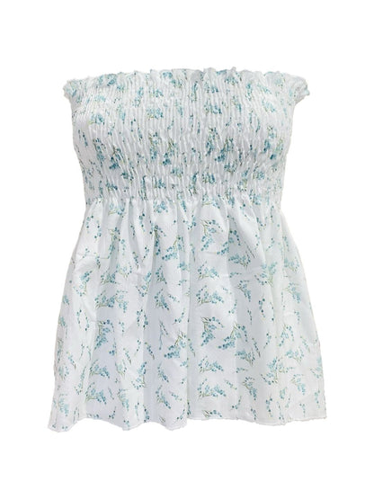 TOP Vichy Punto Smock Galetta Fantasia Paisley verde Ribes of LOVE