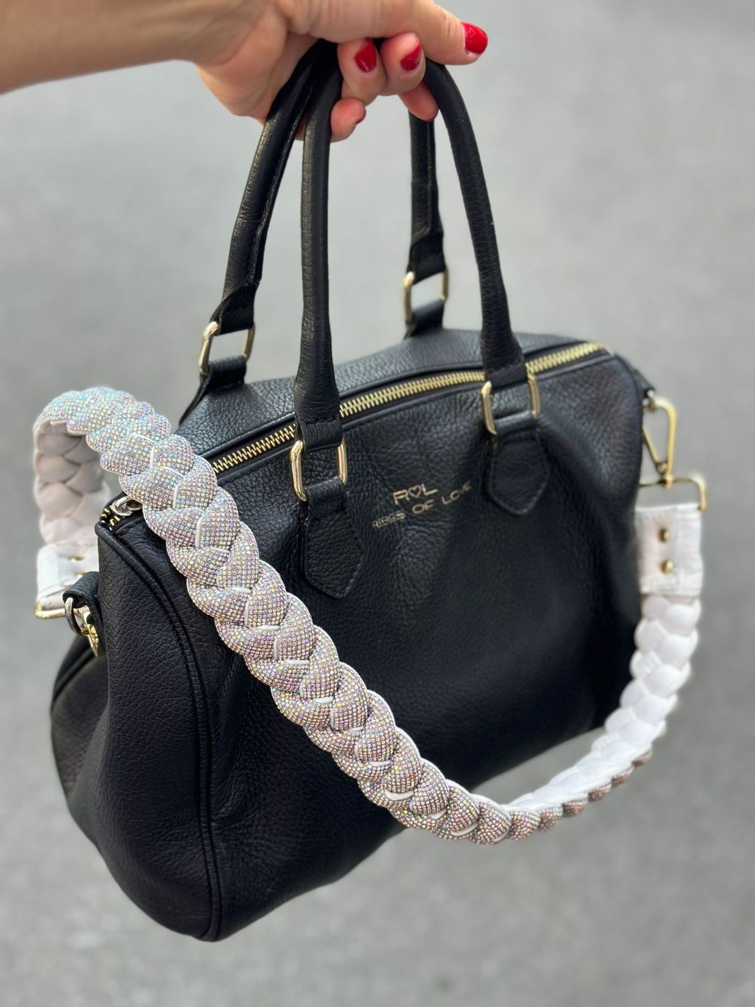 SHOULDER BAG RHINESTONE BOREAL