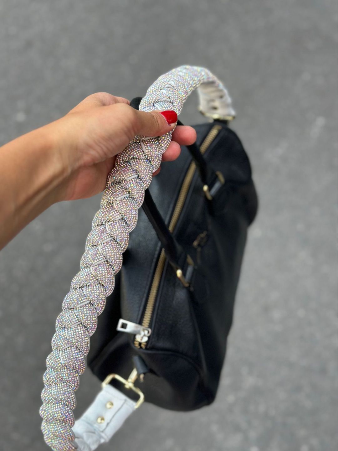 SHOULDER BAG RHINESTONE BOREAL