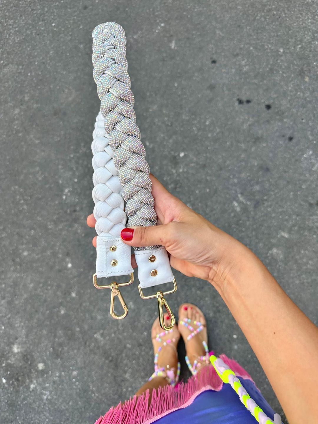 SHOULDER BAG RHINESTONE BOREAL