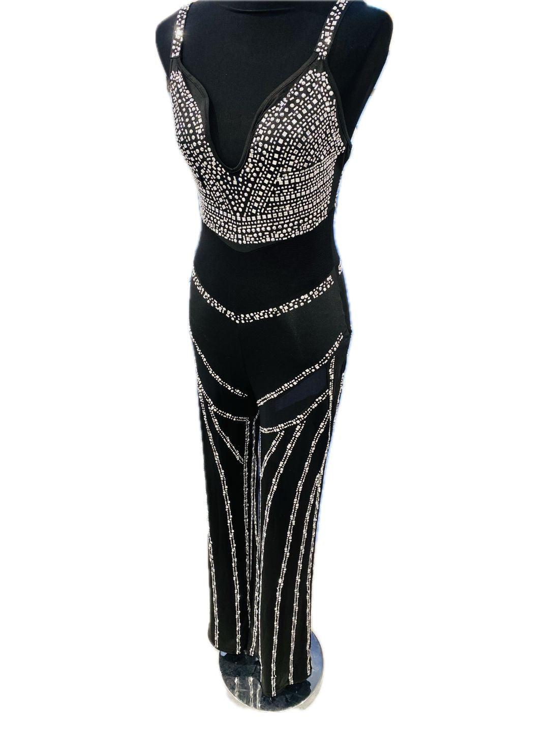 JUMPSUIT ELEGANTE STRASS 732572-1