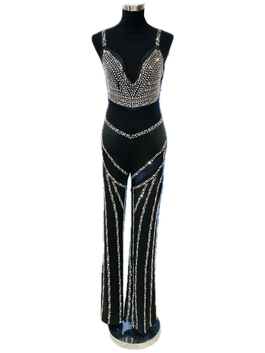 JUMPSUIT ELEGANTE STRASS 732572-1