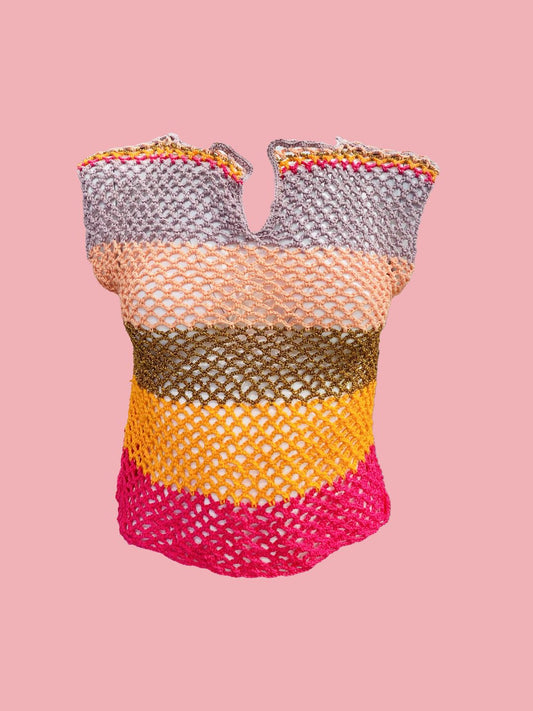 Crochet beach cover-up BEACH COVER UP VIBE Anabaum