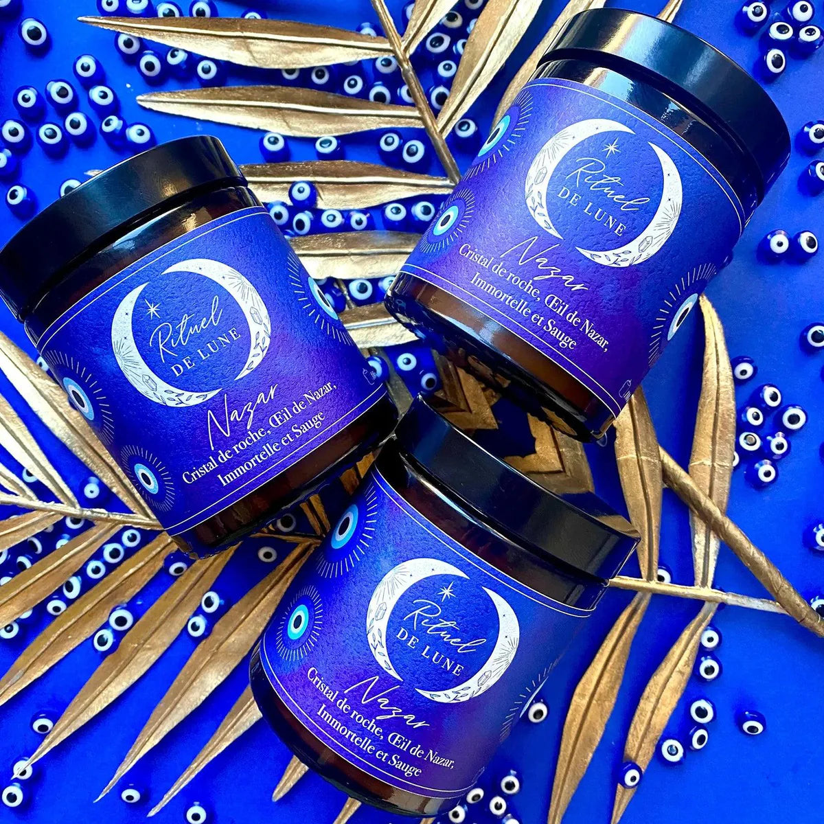 CANDLE AGAINST THE EVIL EYE NAZAR Rituel DE LUNE
