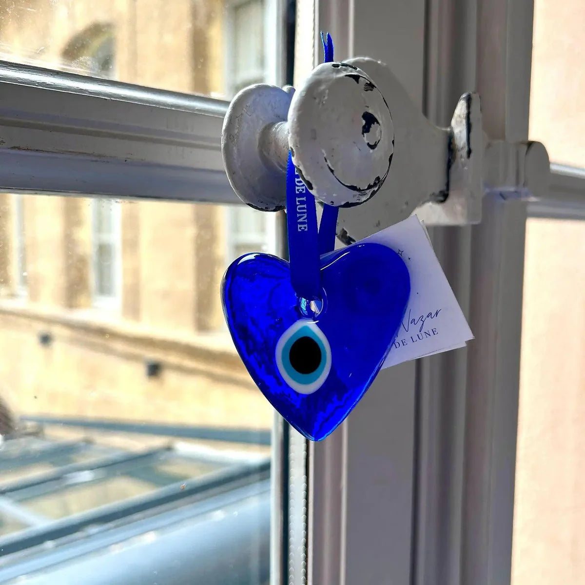 HEART KEYCHAIN ​​against the evil eye NAZAR Rituel DE LUNE