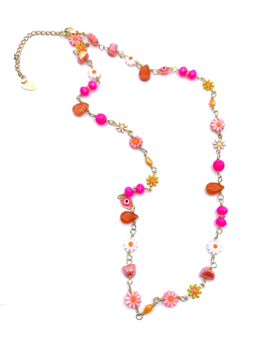 Collana Rosa stone