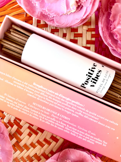 INCENSO POSITIVE VIBES Rituel de Lune