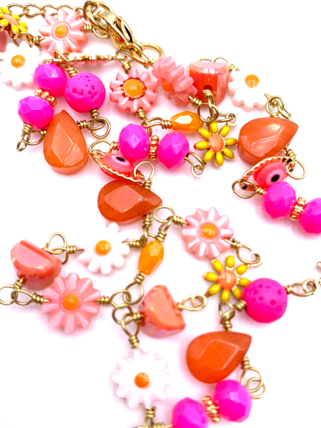 Collana Rosa stone