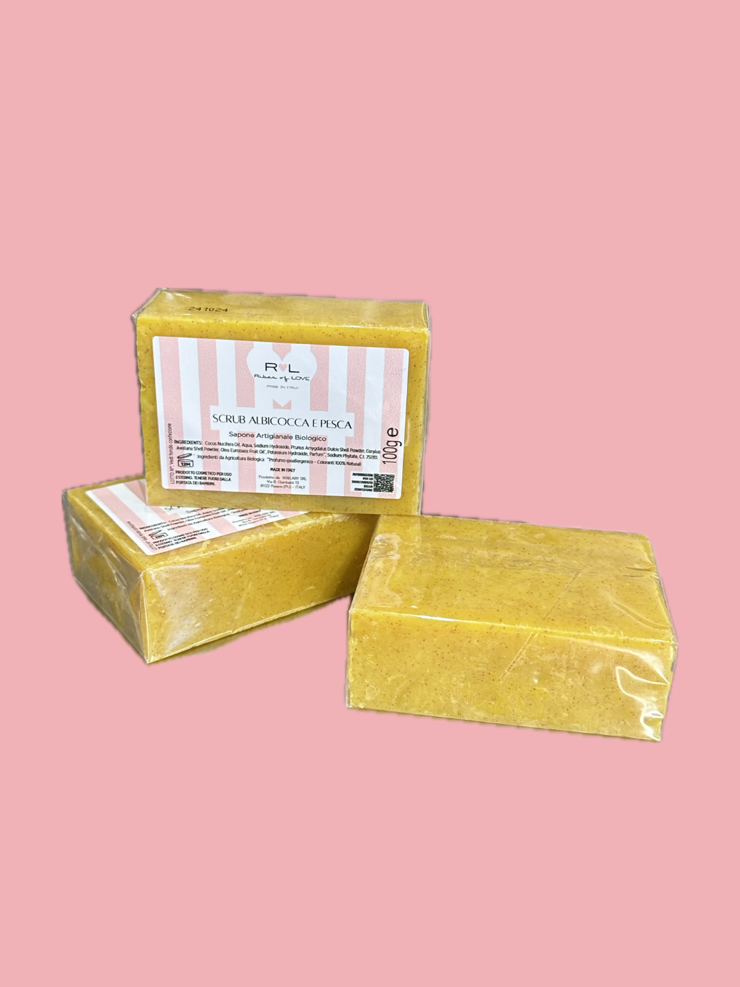 SAPONE BIOLOGICO Scrub "Albicocca e Pesca" 100 gr