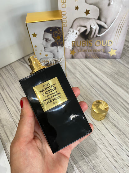 PROFUMO C'EST MERVEILLEUX L'AMOUR lady wood paris